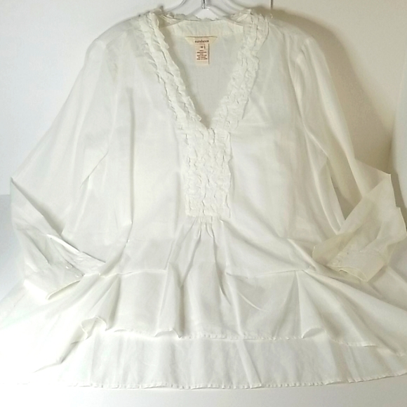 NWOT: Sundance Flowy High/Low Top w/CAMISOLE - Picture 1 of 9